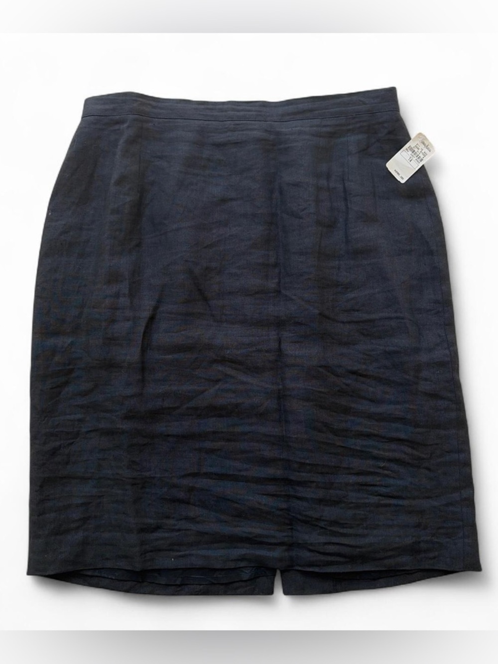 Giorgio Armani Black 100% Linen Skirt - NWT Originally $295